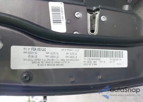 2015 Chrysler 300 Limited from USA, damaged, VIN 2C3CCAAG0FH930625